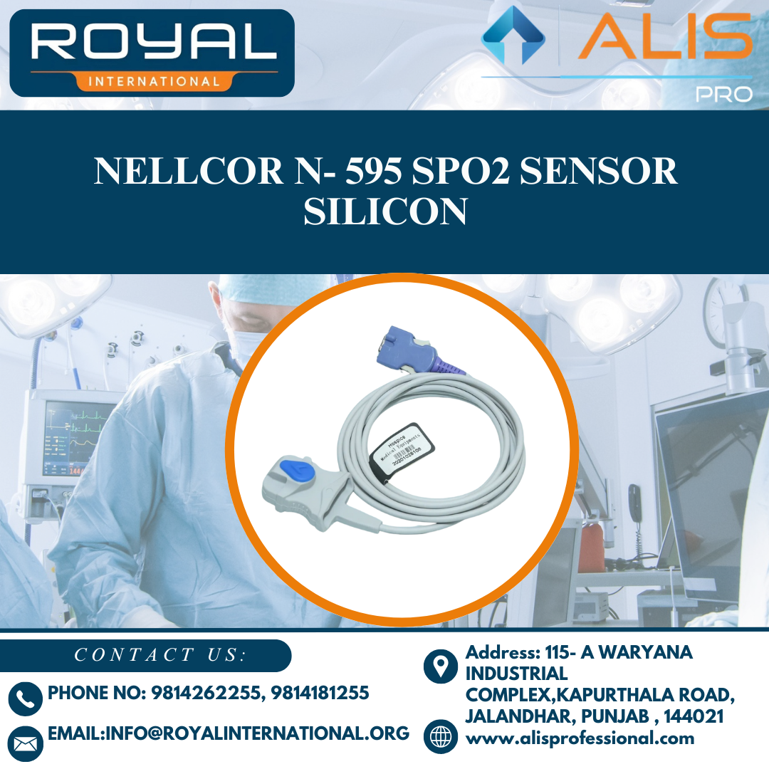 Nellcor N- 595 Spo2 Sensor Silicon