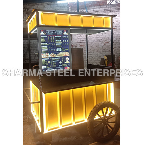 Pizza Stall Cart - Color: As Per Requirement