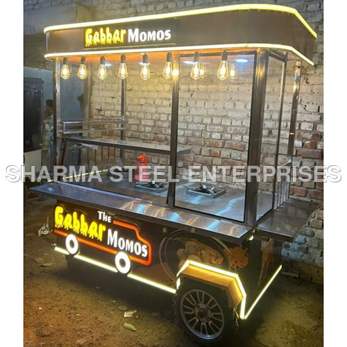 Portable Chinese Food Cart - Color: As Per Requirement