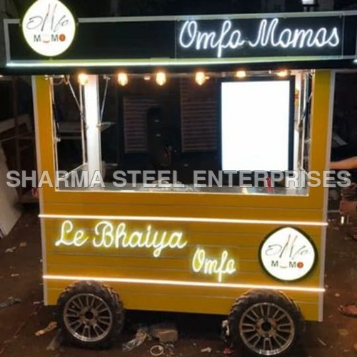 Portable Food Cart - Color: As Per Requirement