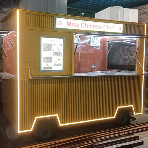 Kiosk Design Food Cart - Color: As Per Requirement