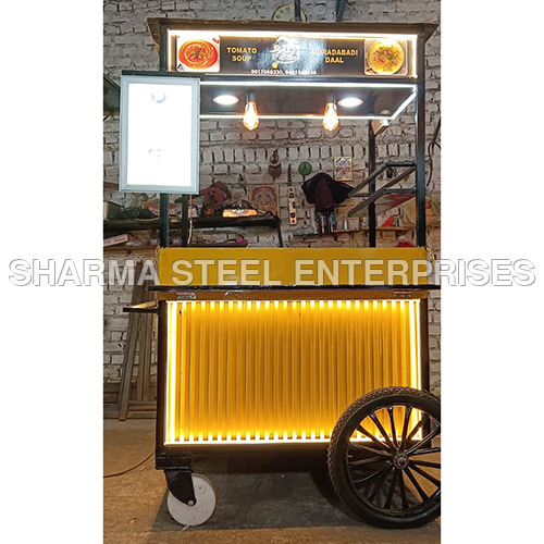 Small Food Cart - Color: As Per Requirement