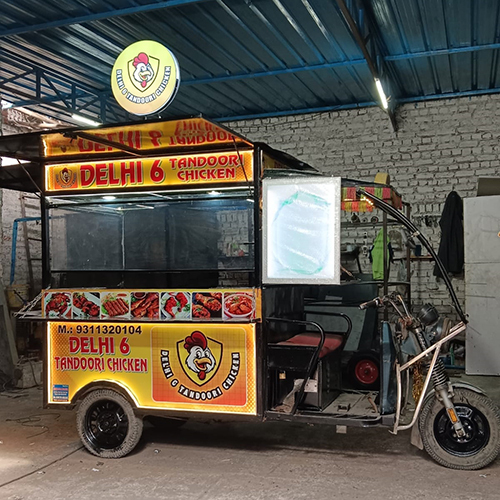 Electric Food Cart - Color: As Per Requirement