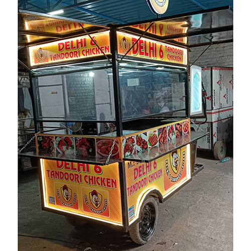 Electric Food Cart - Color: As Per Requirement