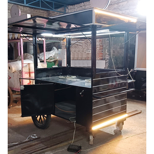 Portable Hand Push Food Cart