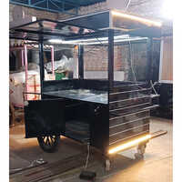 Portable Hand Push Food Cart