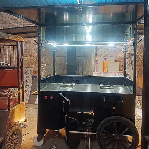 Foldable Food Cart - Color: As Per Requirement