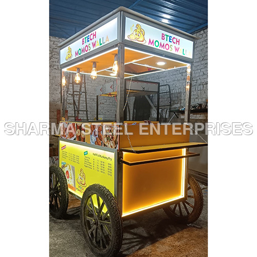 Stainless Steel Food Cart - Color: As Per Requirement