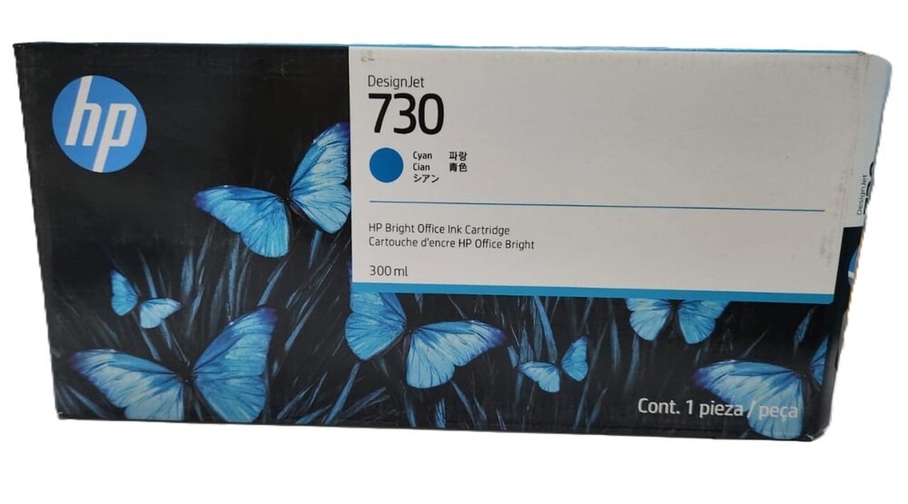 HP 730 300-ml Cyan Ink Cartridge