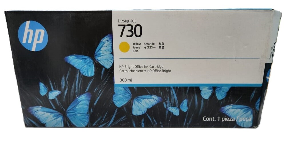 HP 730 300-ml Yellow Ink Cartridge