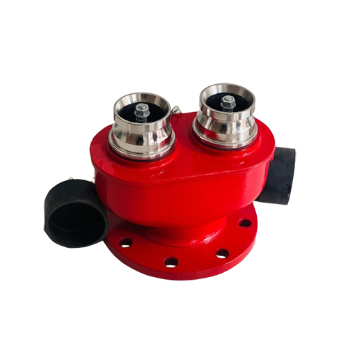 2 Way Fire Brigade Nrv Valve - Color: Red