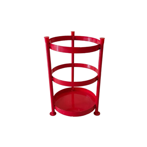 Fire Extinguisher Ground Stand - Color: Red