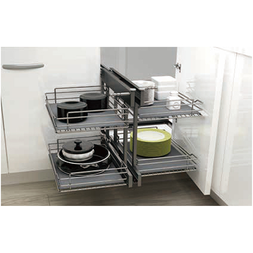 2 Way Soft Closing Magic Corner Cabinet - Application: Kitchen