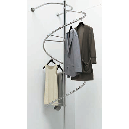 Helical Cloth Rack - Color: Silver