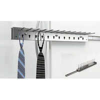 Db120g1 Pull Out Tie Rack - Color: Silver