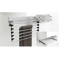 Db141 Pull Out Trouser Rack - Color: Silver