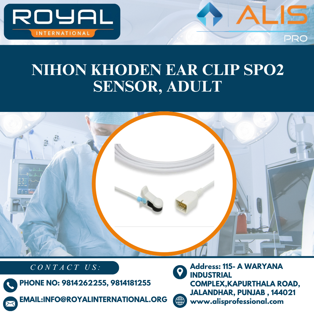 Nihon Khoden Ear Clip Spo2 Sensor, Adult