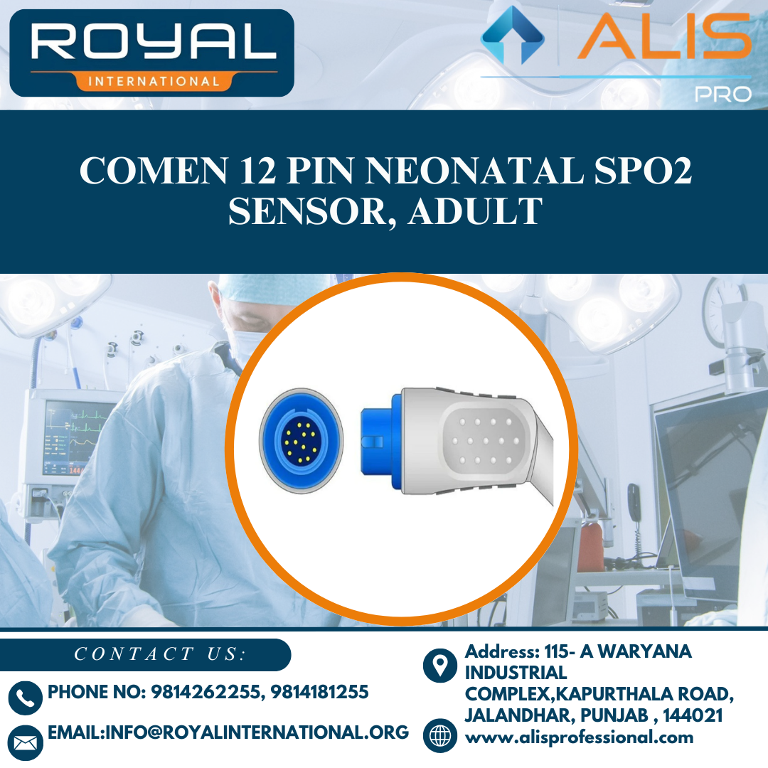 Comen 12 Pin Neonatal Spo2 Sensor, Adult