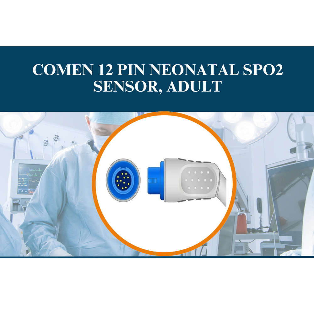 Comen 12 Pin Neonatal Spo2 Sensor, Adult