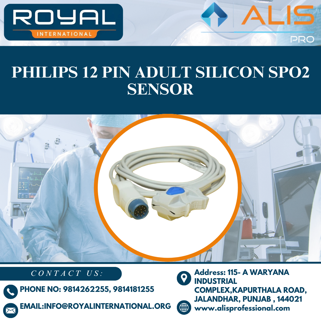 Philips 12 Pin Adult Silicon Spo2 Sensor