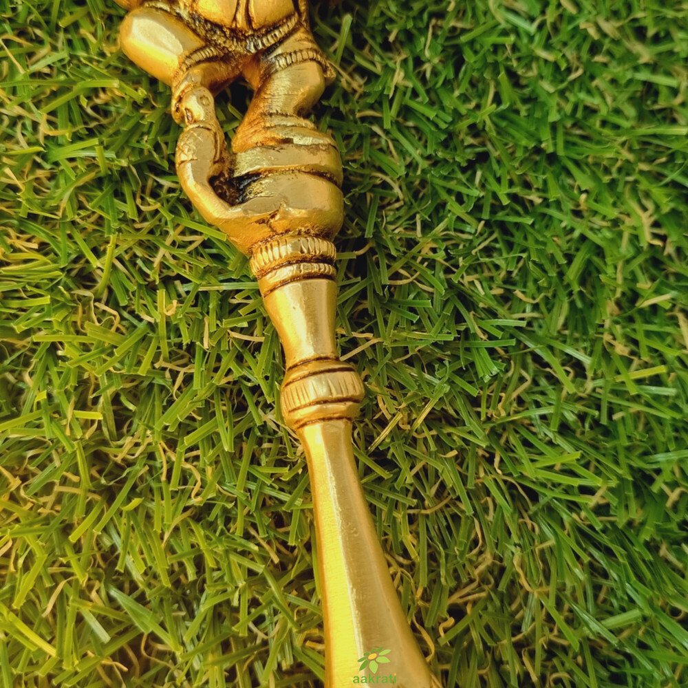 Ganesh Spoon - Yagya Hawan, hawan Spoon, Poojan Purpose, Indian Cultural Religious Item Best for Home, Office, Gifts Diwali Puja