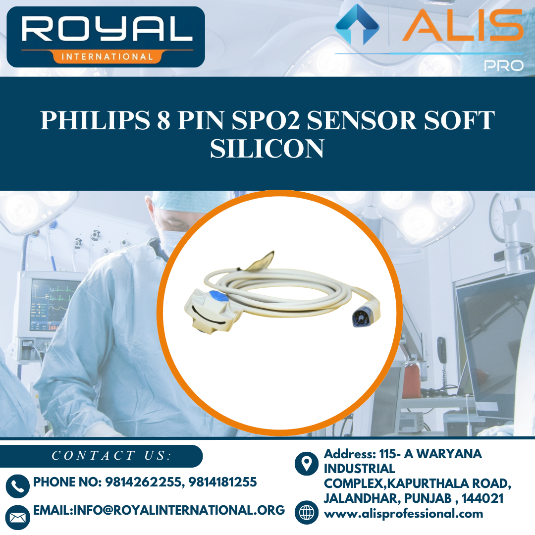 Philips 8 Pin Spo2 Sensor Soft Silicon