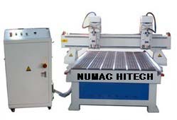 Double Head  Cnc Wood Router Machine