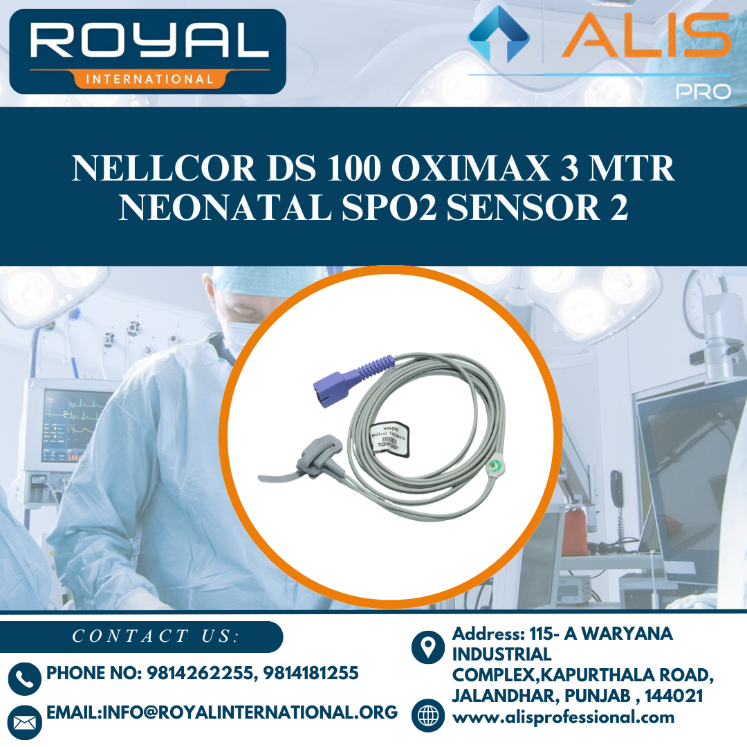 Nellcor Ds 100 Oximax 3 Mtr Neonatal Spo2 Sensor 2