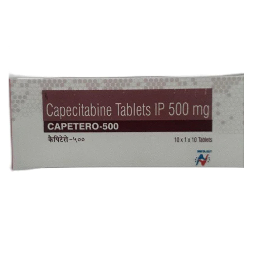 500 MG Capecitabine Tablets - Solid Formulation, Anti-Cancer Treatment for Breast, Colorectal and Gastric Cancer, Store in Dry Place