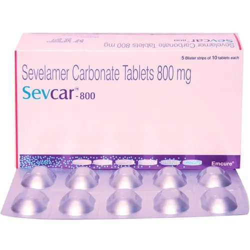 800 MG Sevelamer Carboante Tablets