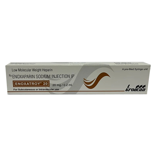 20 Mg Enoxaparin Sodium Injection Ip - Dosage Form: Liquid