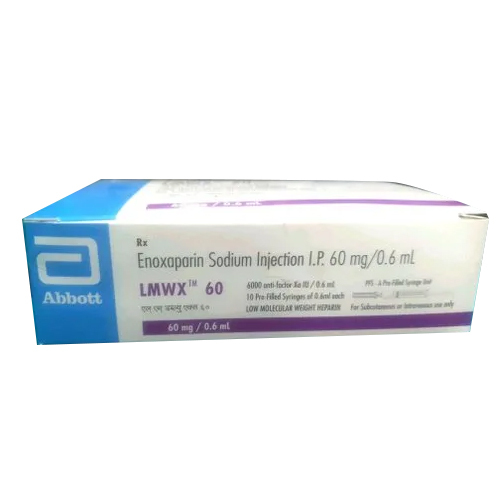 60 Mg Enoxaparin Sodium Injection Ip - Dosage Form: Liquid