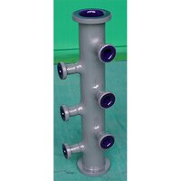 Glass Lined  Header - Color: Gray