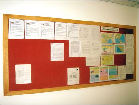 पिनिंग डिस्प्ले बोर्ड