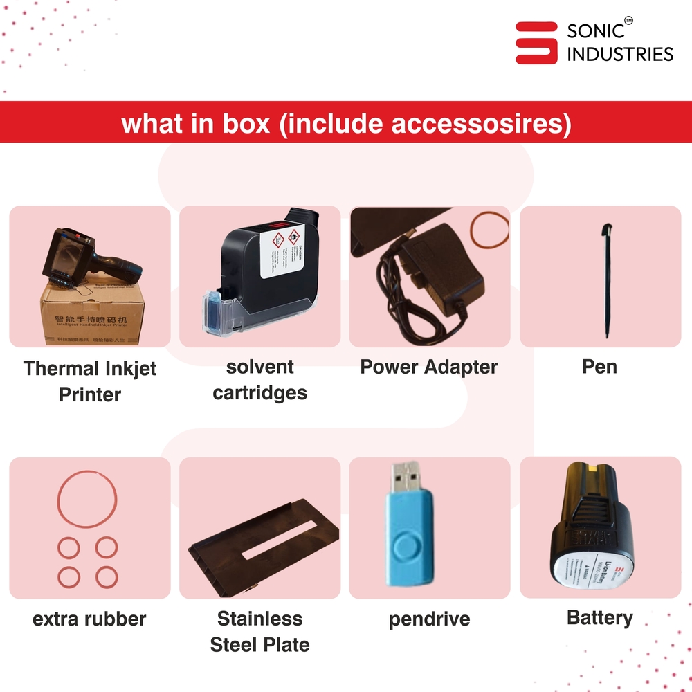 Handheld Inkjet Printer Plastic Body - Automatic Grade: Semi-automatic