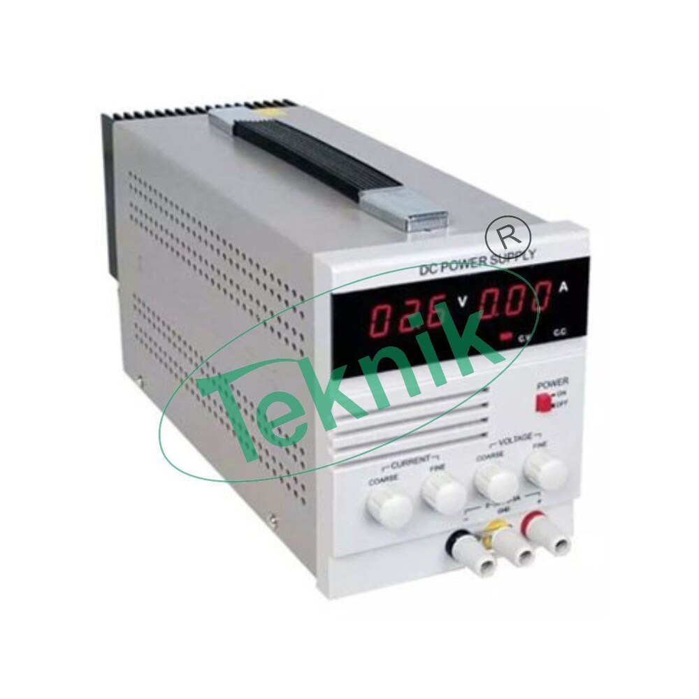 DC REGULATED POWER SUPPLY SINGLE OUTPUT 0-30VDC/2 AMPS WITH FIXED 5V/3.3V OUTPUT