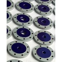 Glass Lined Reducing Flange - Color: Silver & Blue