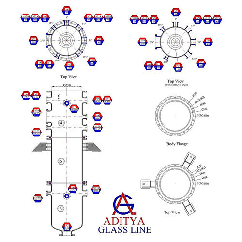 Glass Lined Cyclone Separator