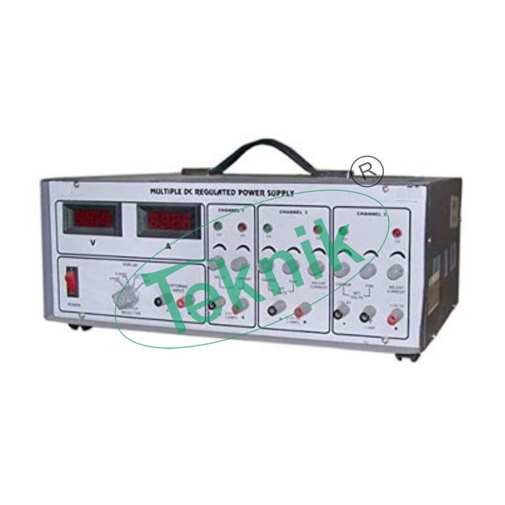 DC REGULATED POWER SUPPLY MULTIPLE OUTPUT (CH 1: 0-6VDC / 100MA-2AMPS,  CH 2: 0-32VDC / 100MA-2AMPS,  CH 3: 0-+15VDC / 100MA-1AMPS)