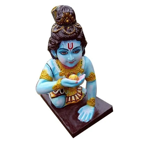 Frp Krishna Statue - Color: Multicolour