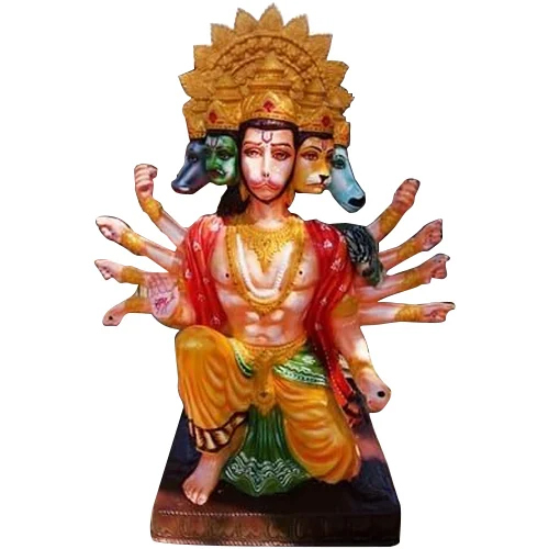 Fiber Lord Hanuman Statue - Size: 5 Ft