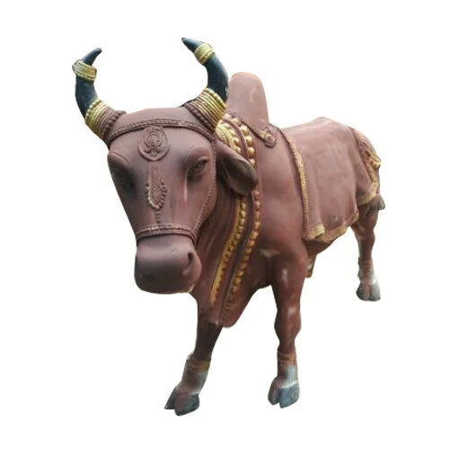 Frp Ox Statue - Color: Brown