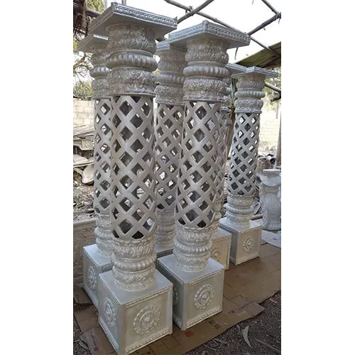 FRP Silver Decorative Pillar