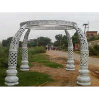 Wedding Fiber Mandap - Color: White