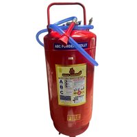 75kg Abc Trolley Mounted Fire Extinguisher - Color: Red