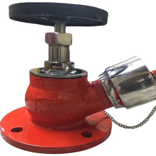 Fire Hydrant Valve - Stainless Steel, 63mm Dimensions, Bright Red Color | 1-Year Warranty, Fire Fighting Essential