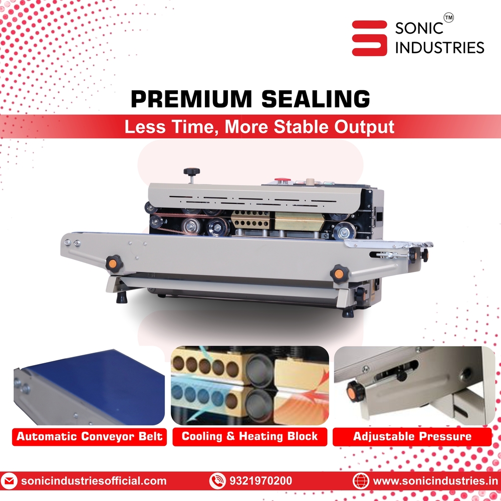 Sonic Industries FR900 Continuous Band Sealing MS Body Machine for Food Packets