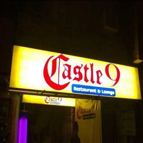 एक्रिलिक एलईडी ग्लो साइन बोर्ड