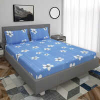 150 GSM Bella Soft Glace Cotton Queen Bed Sheet