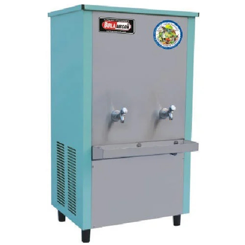 Double Tap Water Cooler - 40-80 Litre Capacity | Stainless Steel, 500 Watt Power, Ideal for Hospitals, Schools, Banks, Temples, Petrol Pumps